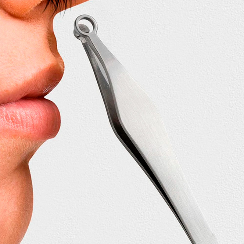 Tijera Pinza recortadora para vello nasal y cejas