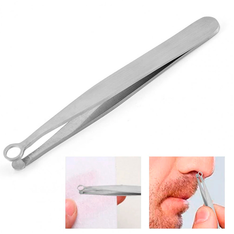 Tijera Pinza recortadora para vello nasal y cejas