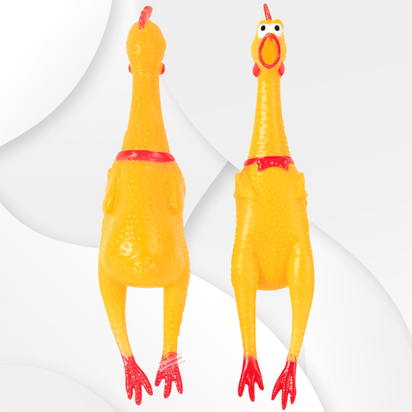 Set 3 Pollo Chillon Sonido Hule Apachurrable Broma F-173
