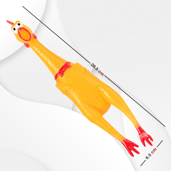 Set 3 Pollo Chillon Sonido Hule Apachurrable Broma F-173