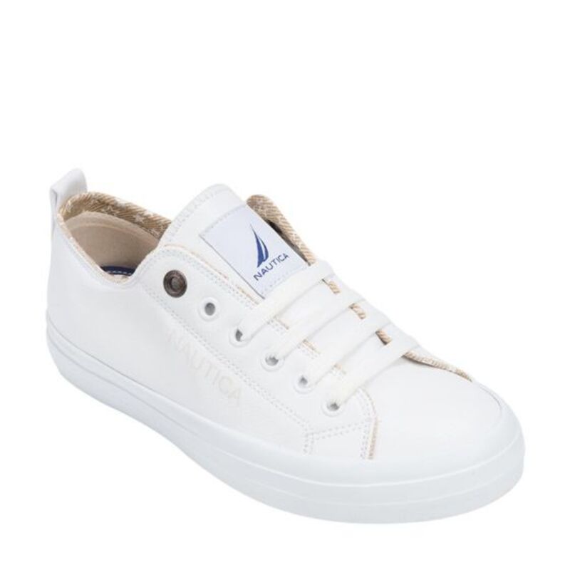 TENIS CASUAL PARA MUJER COLOR BLANCO NAUTICA MAYA