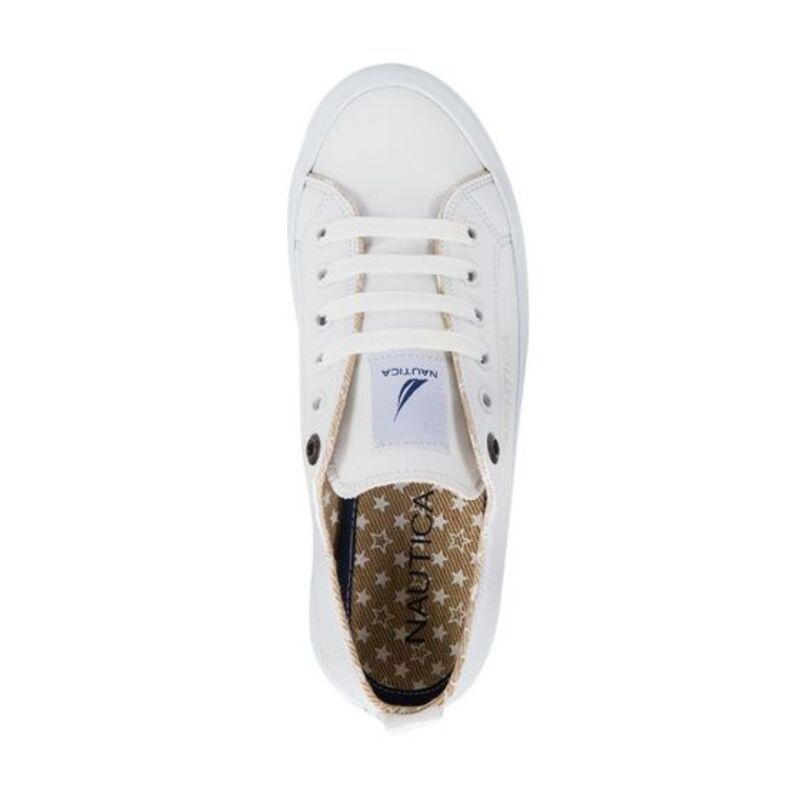 TENIS CASUAL PARA MUJER COLOR BLANCO NAUTICA MAYA