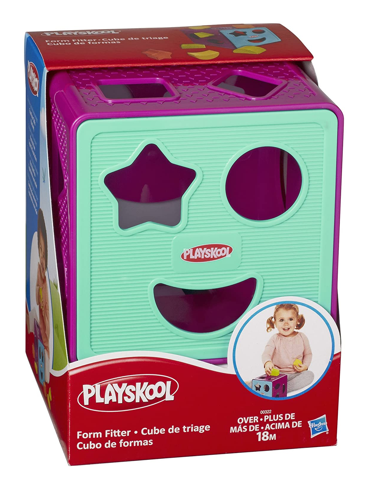 Cubo De Formas Colores Y Texturas Playskool Hasbro
