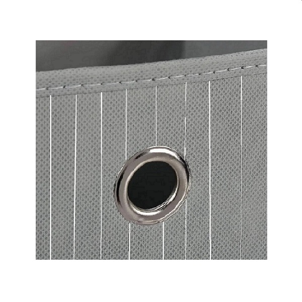 Set 2 Cajas Organizador Para Ropa, Objetos, Closet, Almacena, Gris Rayas