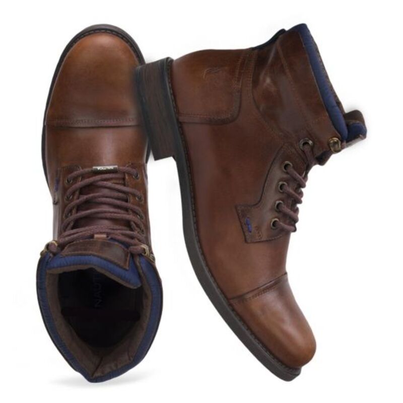 BOTA HEAVY PARA HOMBRE COLOR CAFÉ NAUTICA XIMO