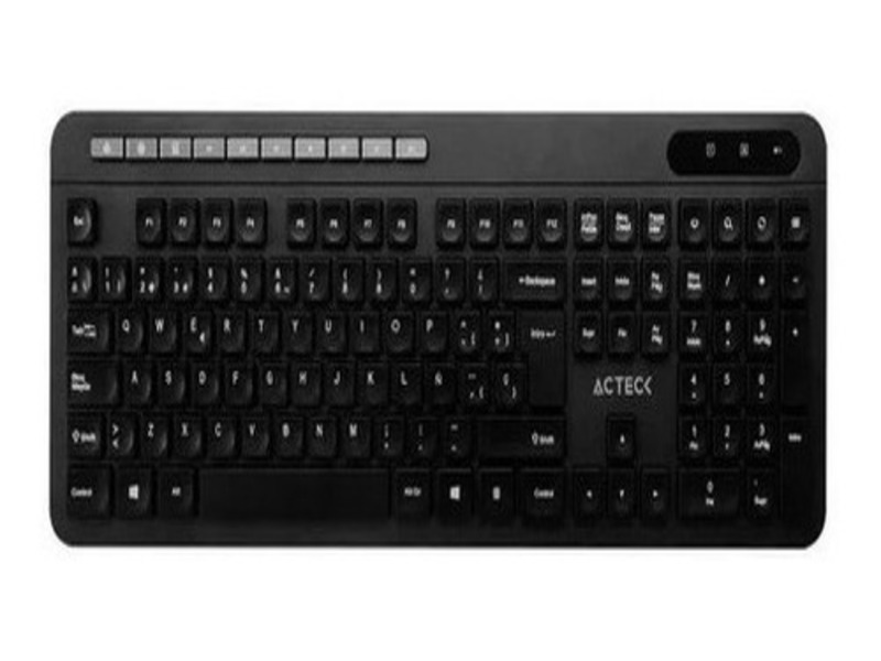 Teclado Ergonomico Inalambrico Multimedia Español Usb Acteck