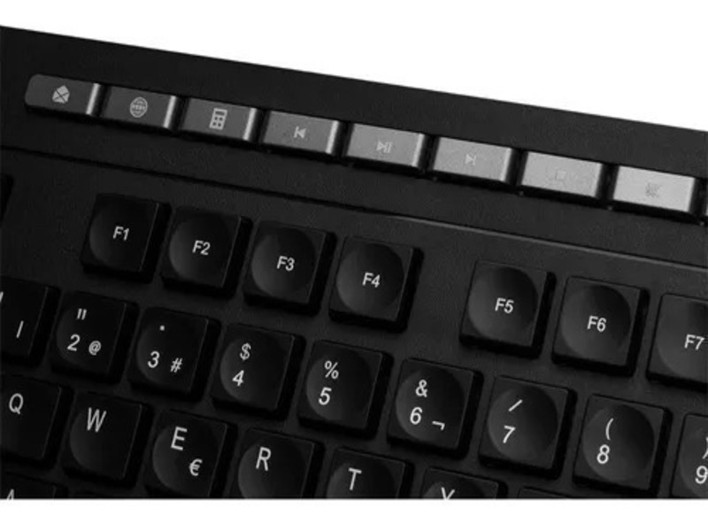 Teclado Ergonomico Inalambrico Multimedia Español Usb Acteck