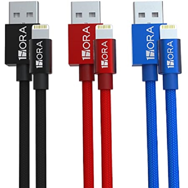Cable IP 2.4A 1Hora Rojo