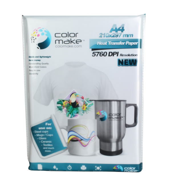 Papel Para Sublimacion A4 Color Make 100 Hojas Light