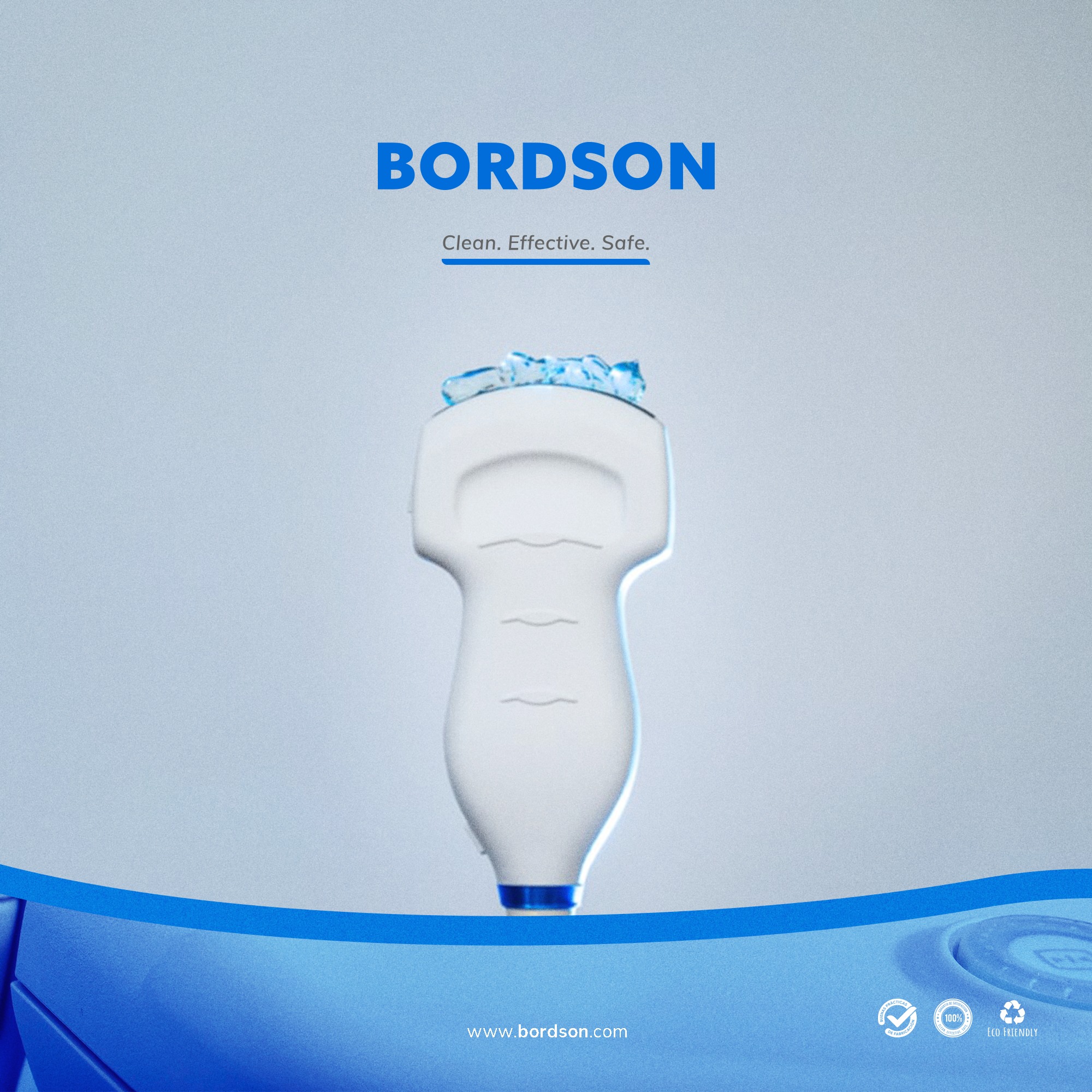 Tripack gel conductor para ultrasonido UltraGel Classic Bordson 250 ml c/u 