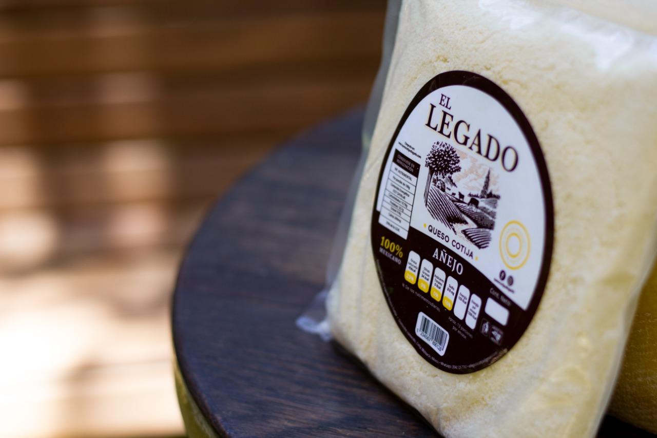 Queso Cotija El Legado (2 KG - Cuñas y rallado) Envío gratis!