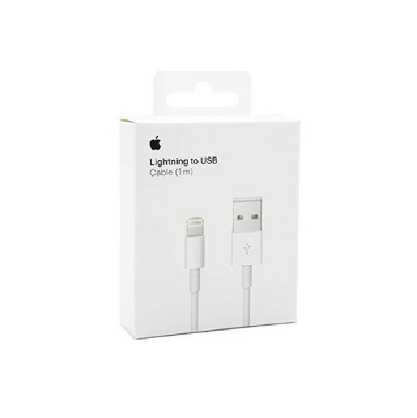 Cable iPhone 5-14 Lightning 1M Calidad Original Version iPhone 8.