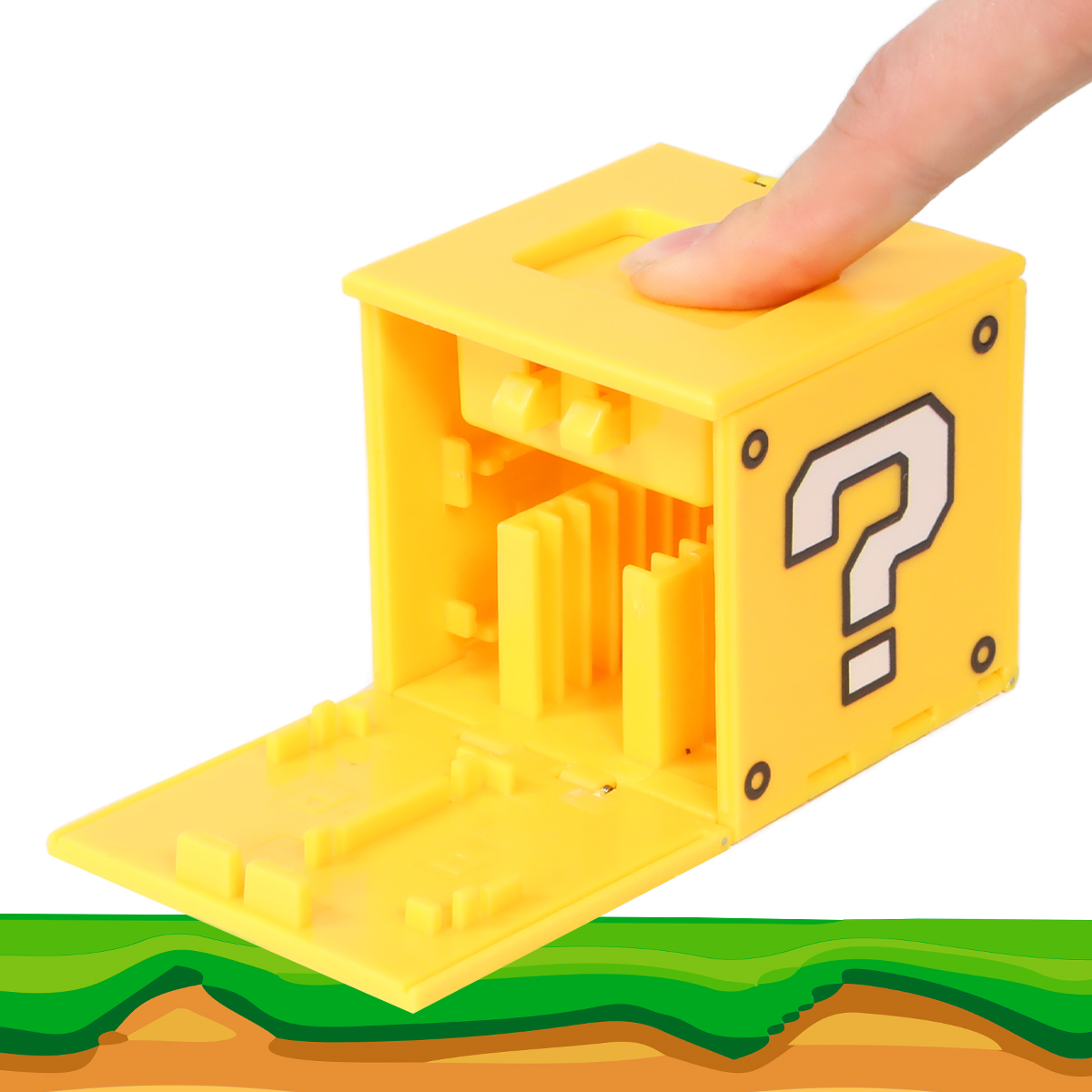 Question Block Lego Super Mario Sanborns Estuche Para Juegos