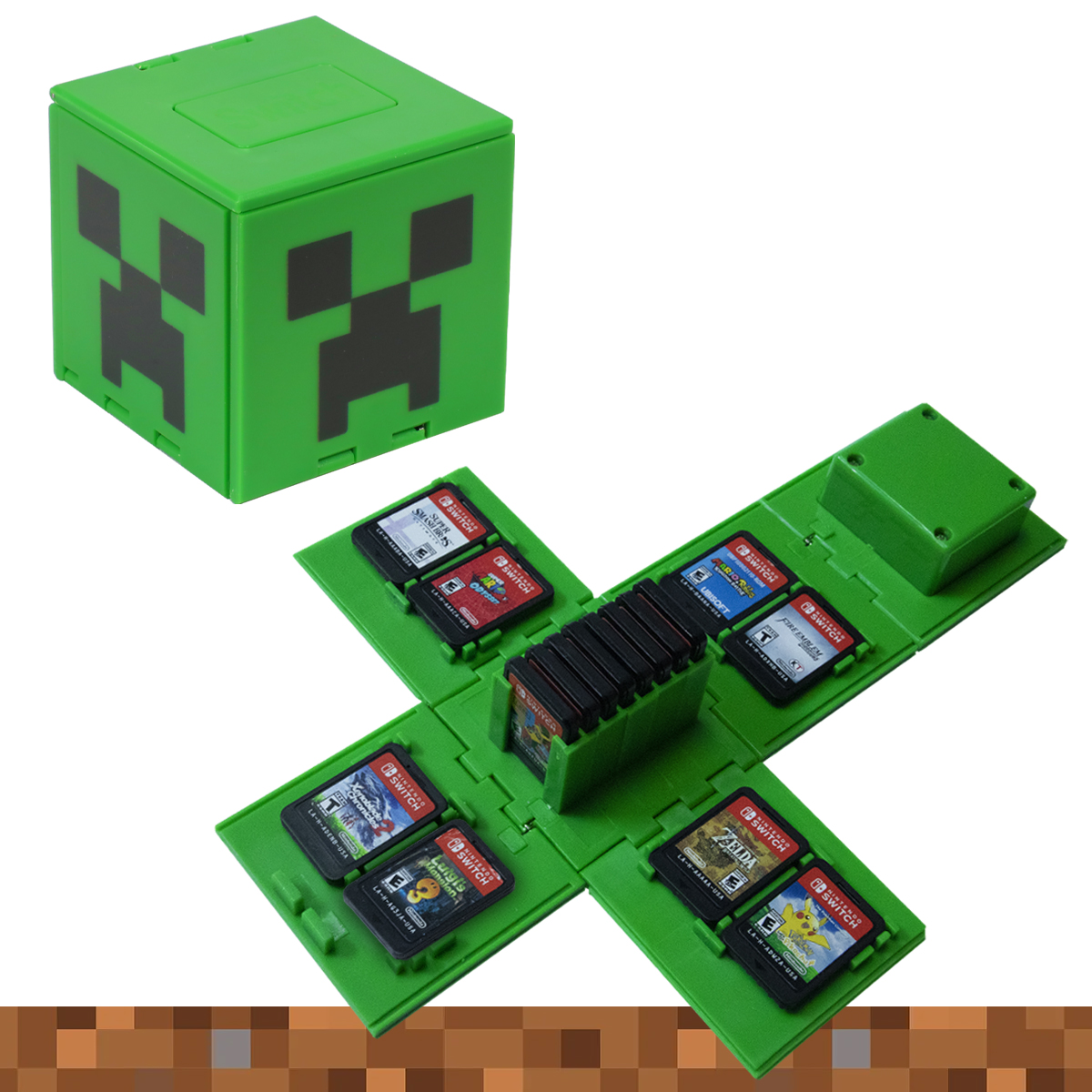 Estuche Para Juegos Nintendo Switch Cubo Portatil Protector Cartuchos Tarjetas