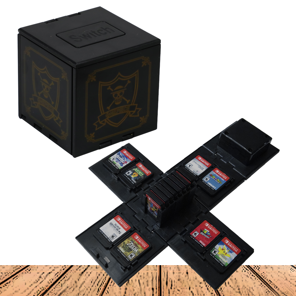 Estuche Para Juegos Nintendo Switch Cubo Portatil Protector Cartuchos Tarjetas