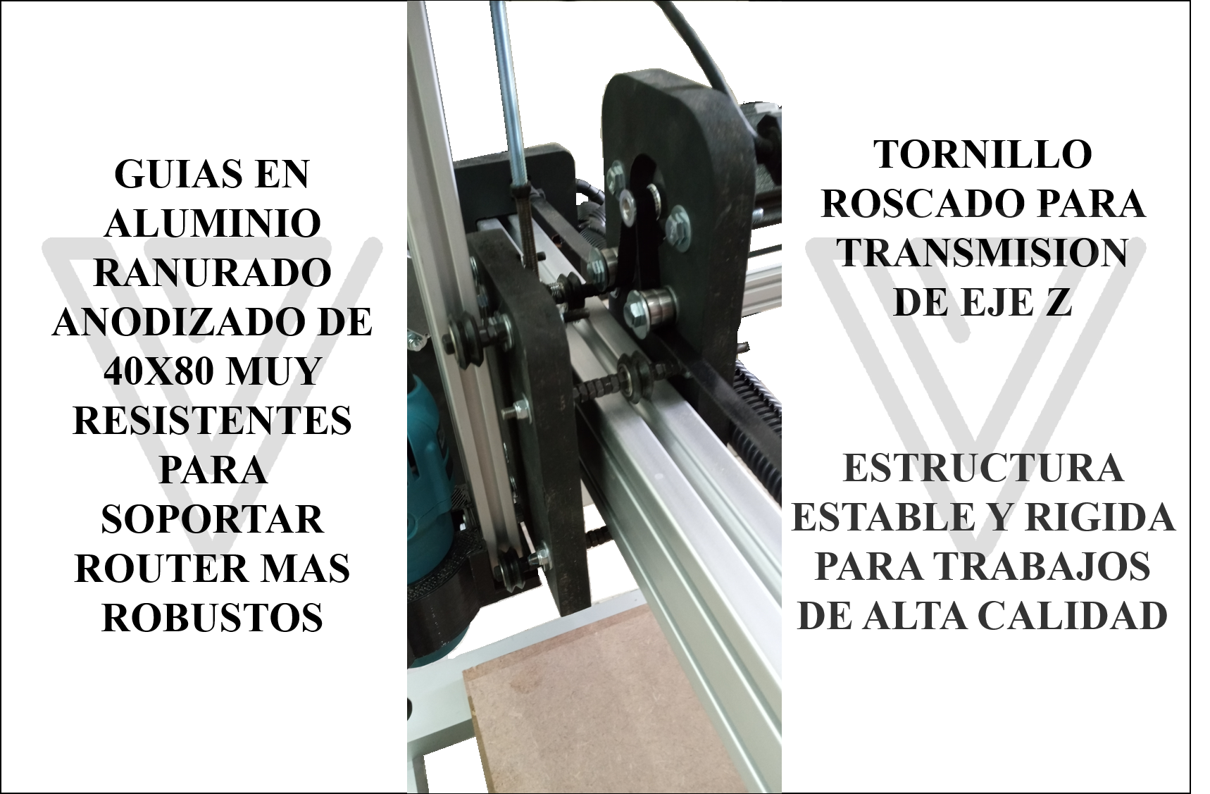 Cnc Router ALC Pro con Laser 20w 122x244 Más Vectores 