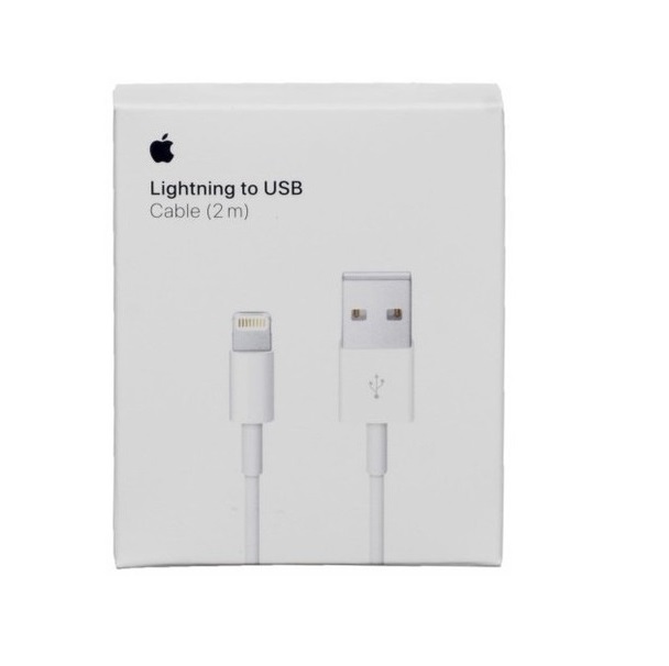 Cable iPhone 5-14 Series USB-Lightning 2M Calidad Original.