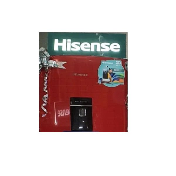 Refrigerador Hisense De 7p Rojo Con Despachador Rr63d6wrx 