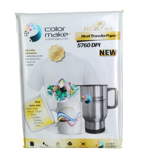 Papel Para Sublimacion A3 200 Hojas Color Make