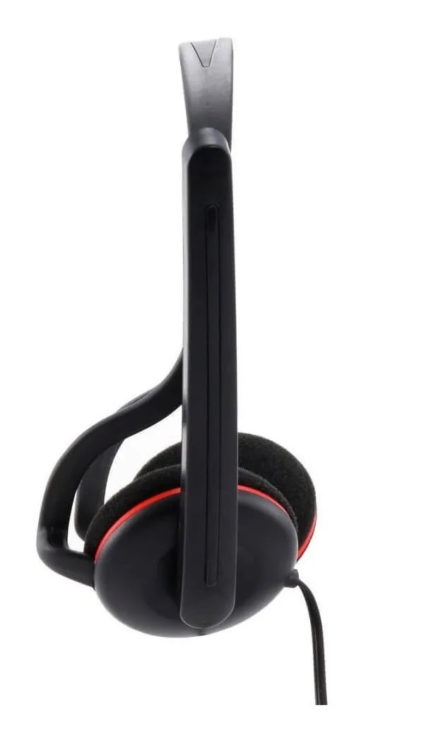 Audífonos Headset Con Micrófono A10 Alámbrico Acteck Negro