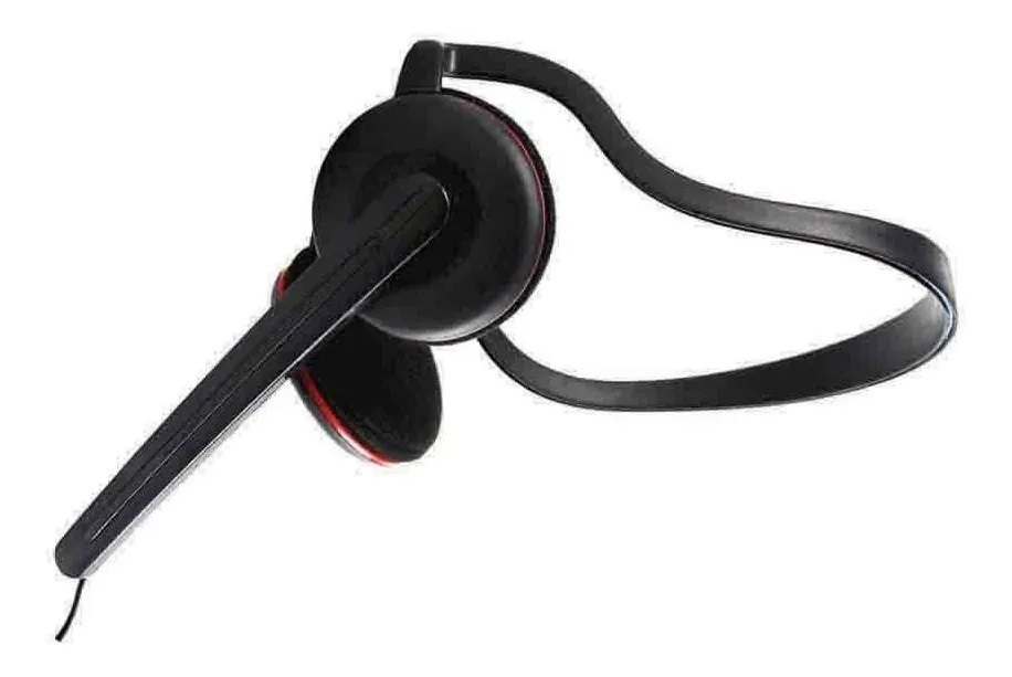 Audífonos Headset Con Micrófono A10 Alámbrico Acteck Negro