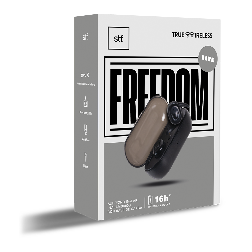 Audífonos in-ear True Wireless Fredoom Lite Stf Negro