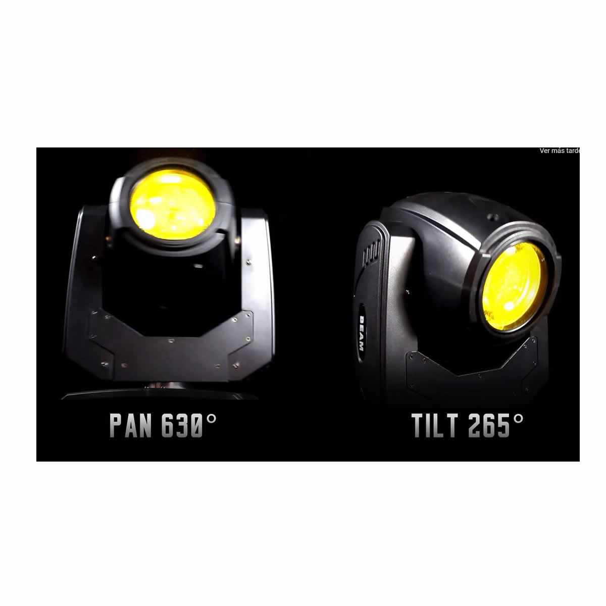 Kit de Dos Cabezales LED con Case Beam 1R Alien Pro 127 V