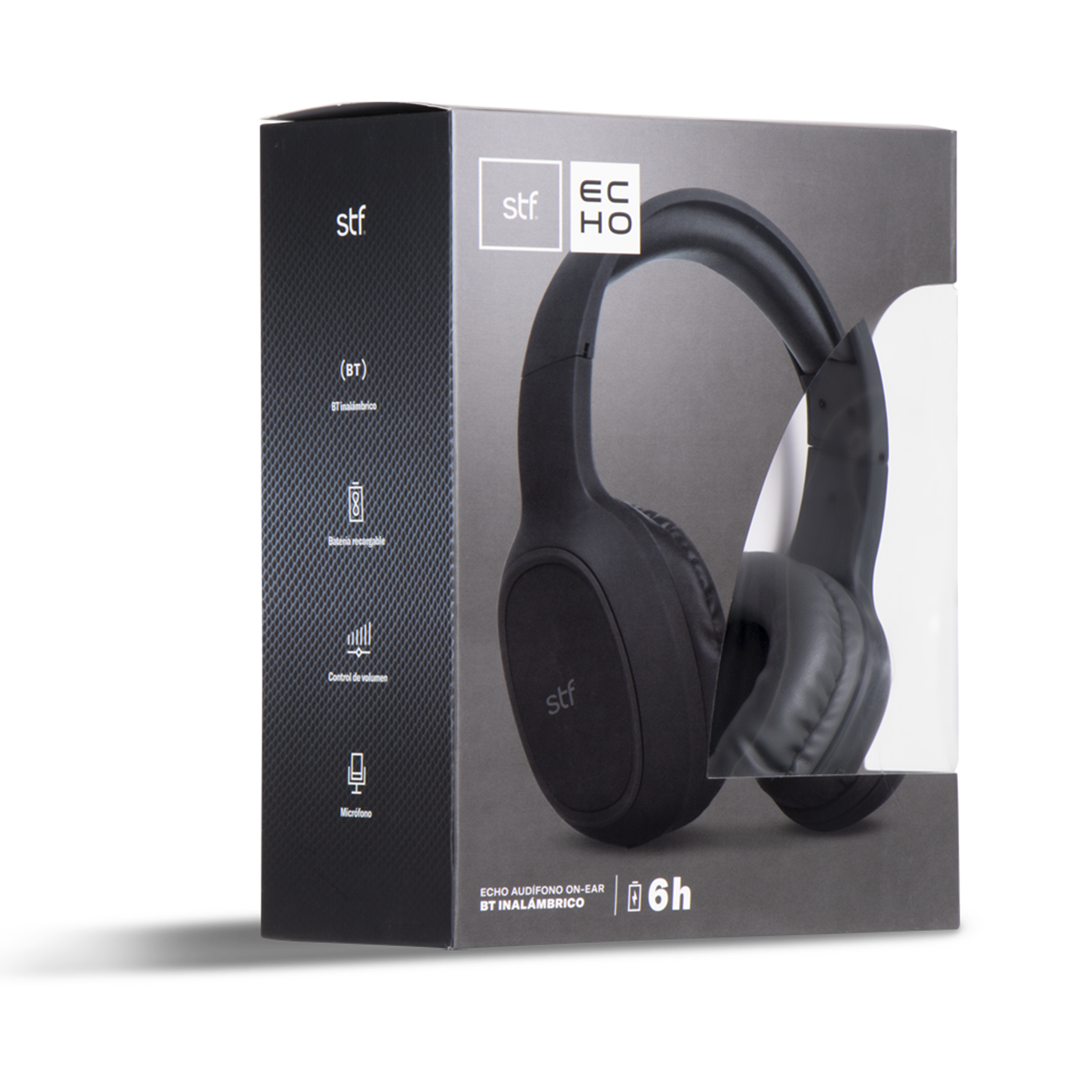 Audífono On-Ear Inalámbrico Echo Stf Gris