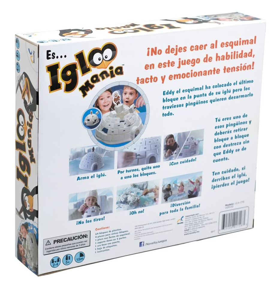 Igloomania Juego De Destreza En Bloques Jca-1716 Novelty