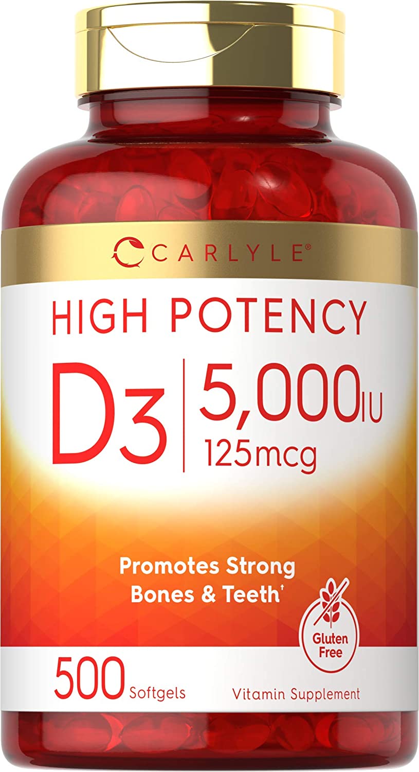 Vitamin D3 5000 IU | 500 Softgels