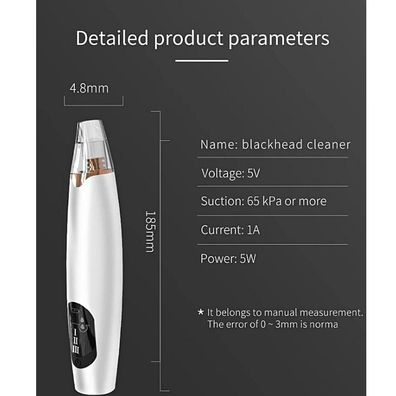 Extractor de Puntos Negros, LBP, Dispositivo de Belleza Facial, Exfoliador