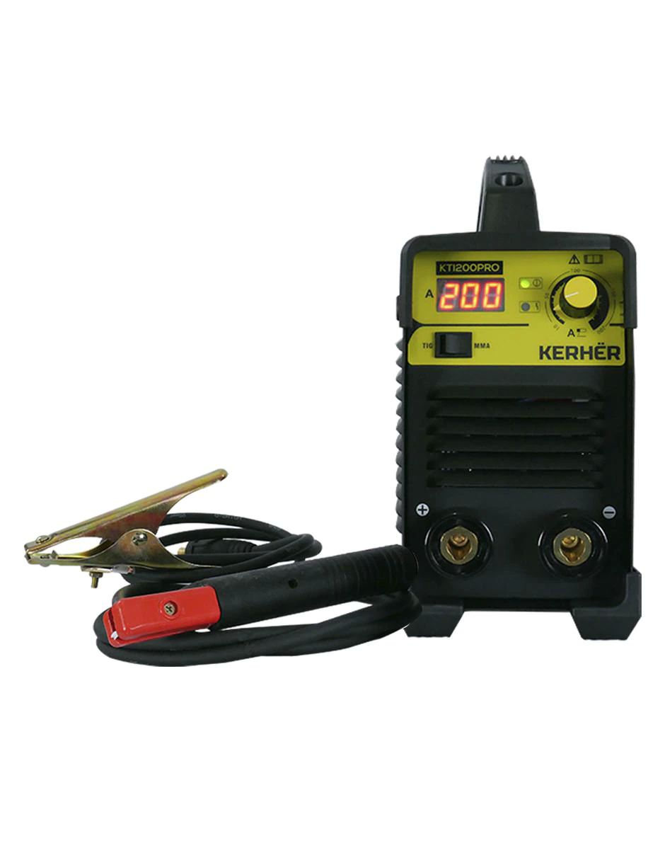 SOLDADORA INVERSORA KERHER KTI200PRO TIG/MMA 200A 110/220V
