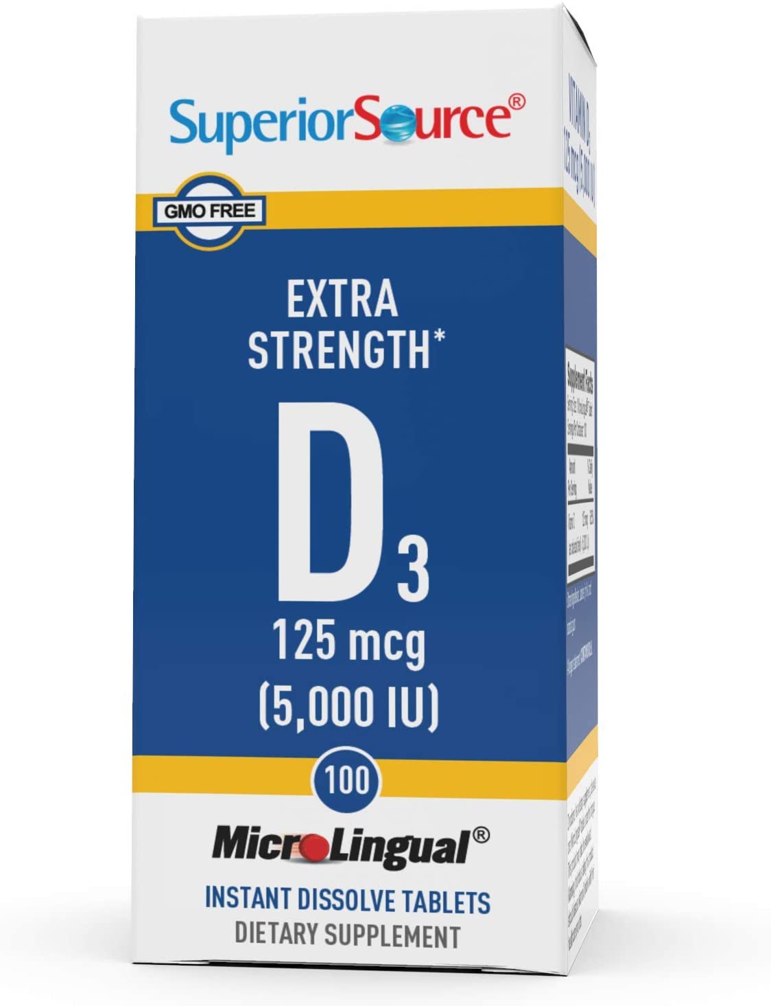 Vitamina D3 de fuente superior 5000 UI