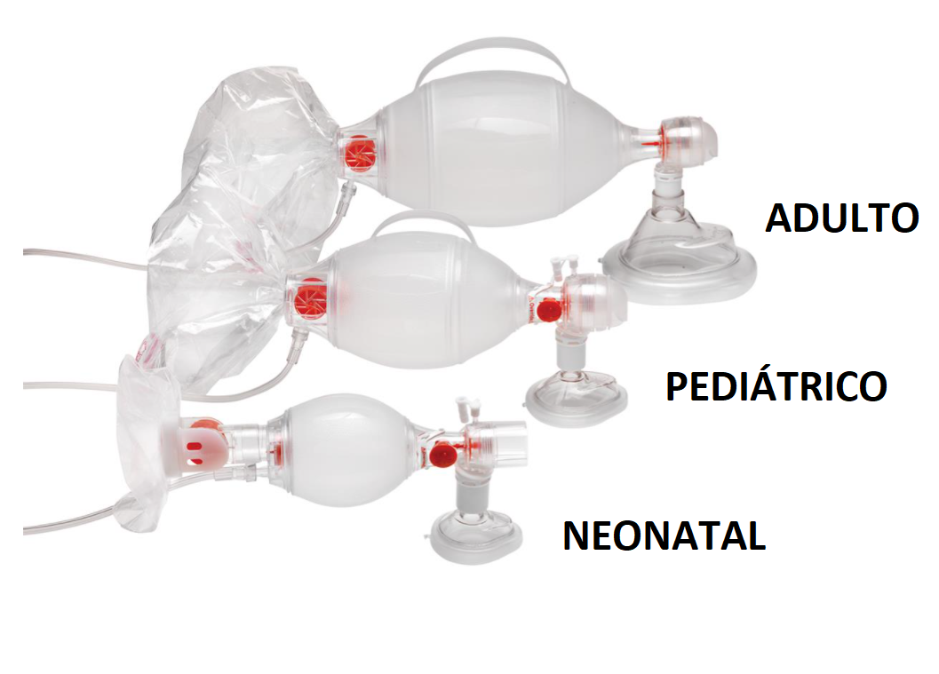 Resucitador Manual BVM Bolsa de Reanimación RCP