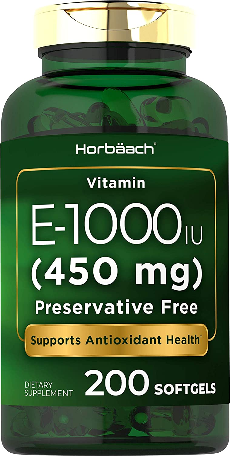 Cápsulas blandas de vitamina E 1000 UI