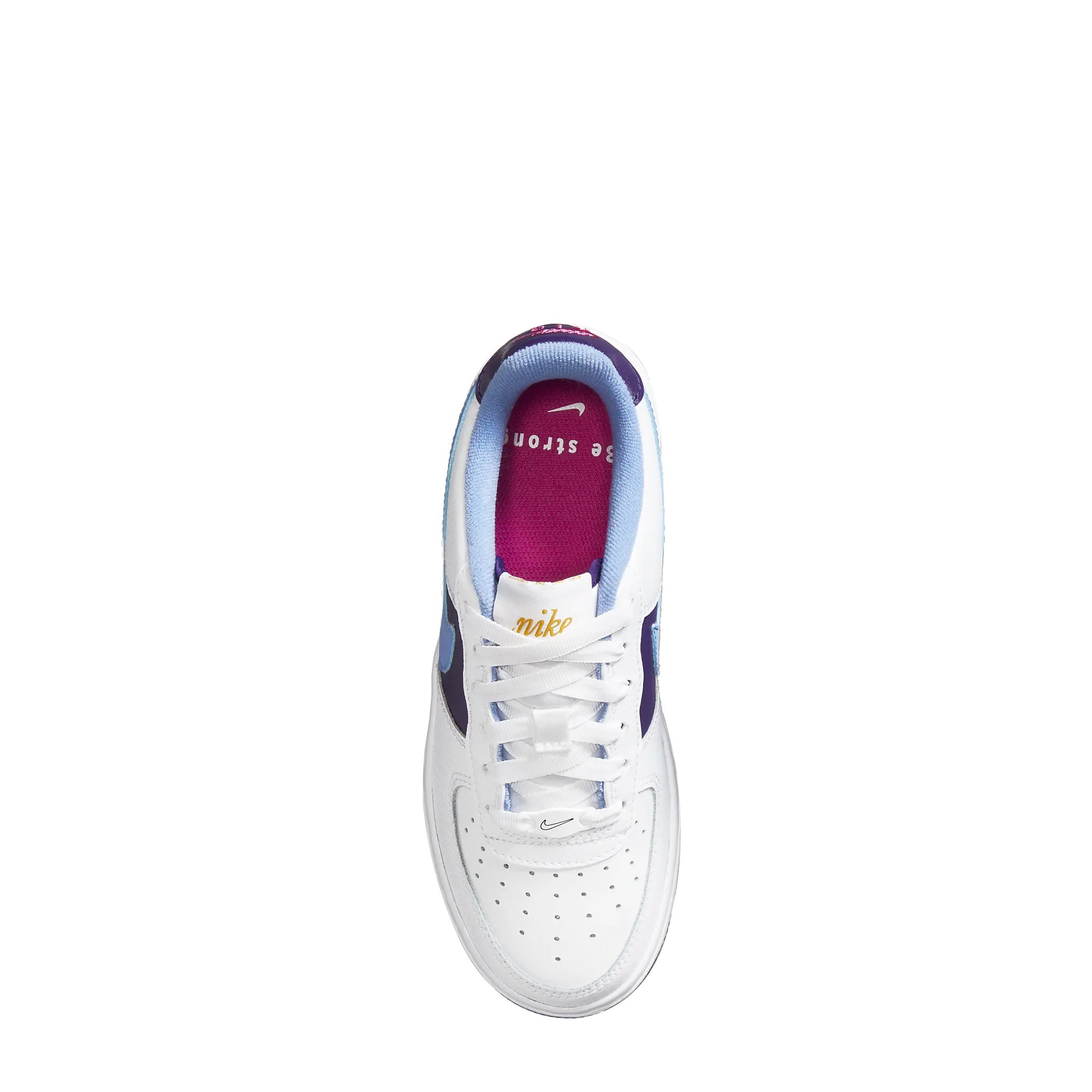 TENIS NIKE AIR FORCE 1 LV8 BLANCO CON AZUL (CT3841-100)