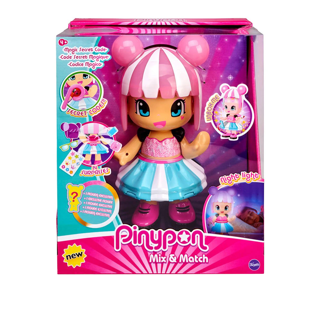 Pinypon Código Secreto Mágico Luz Y Accesorios Famosa