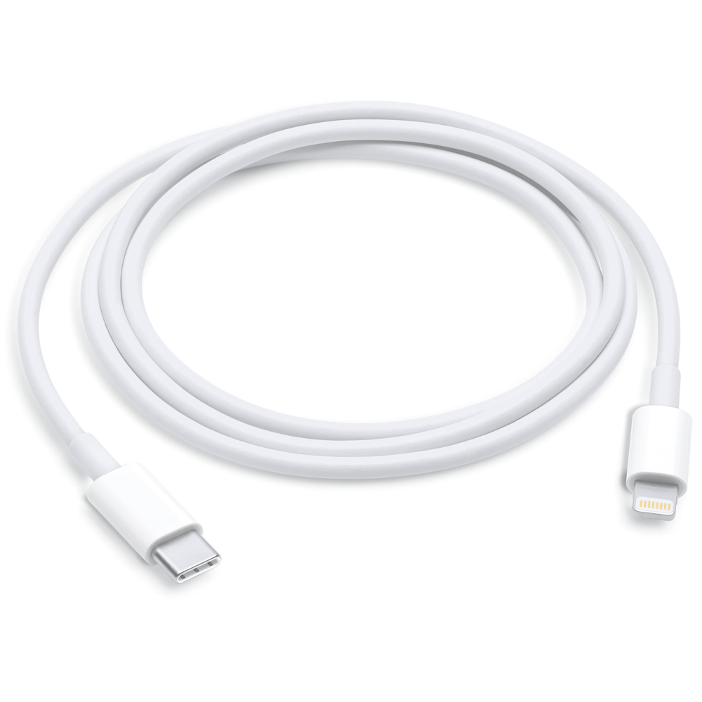 Cable iPhone USB Tipo C a Lightning 2 Metros Blanco