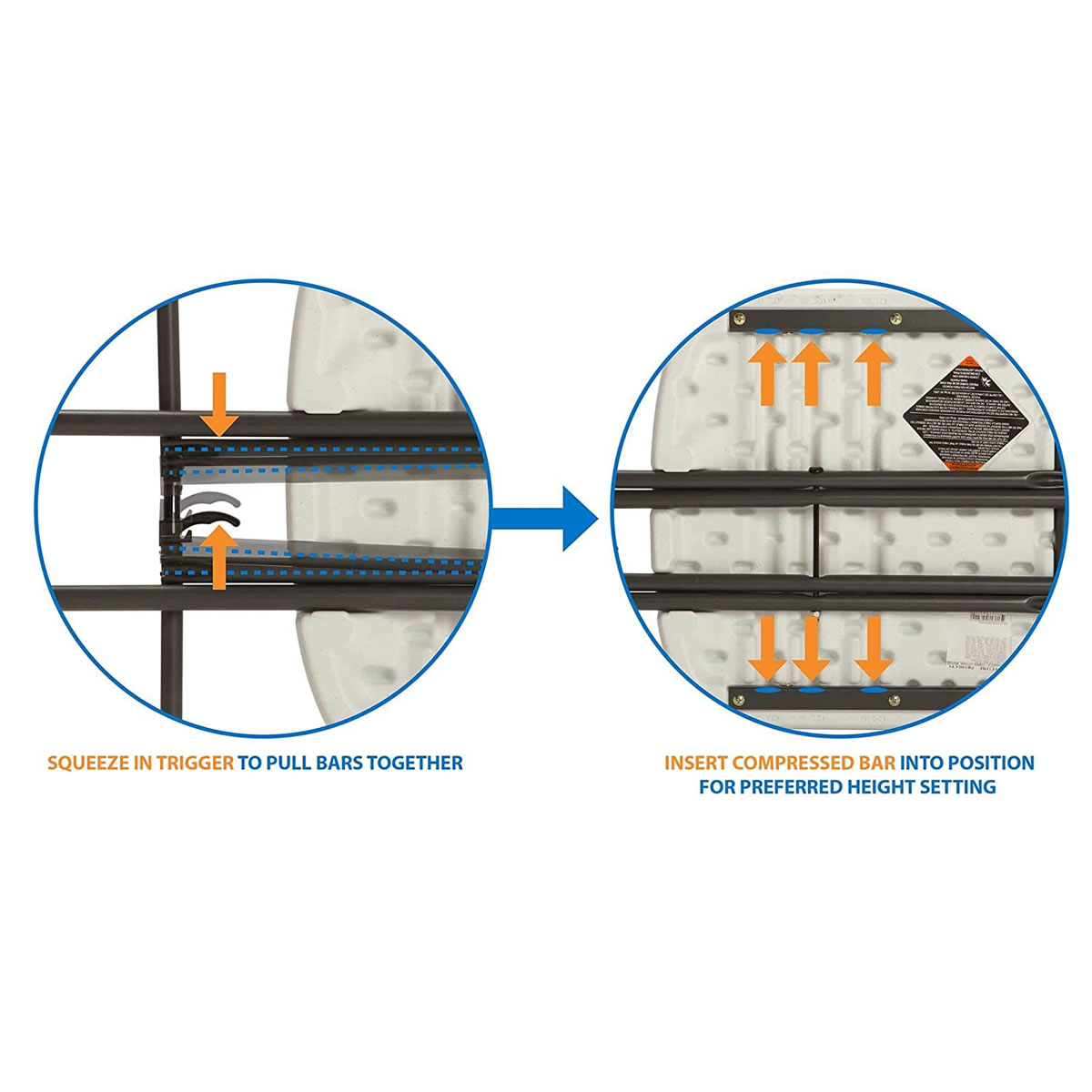 Mesa Plegable Personal 66 x 46 cm Lifetime 000067978 SMS