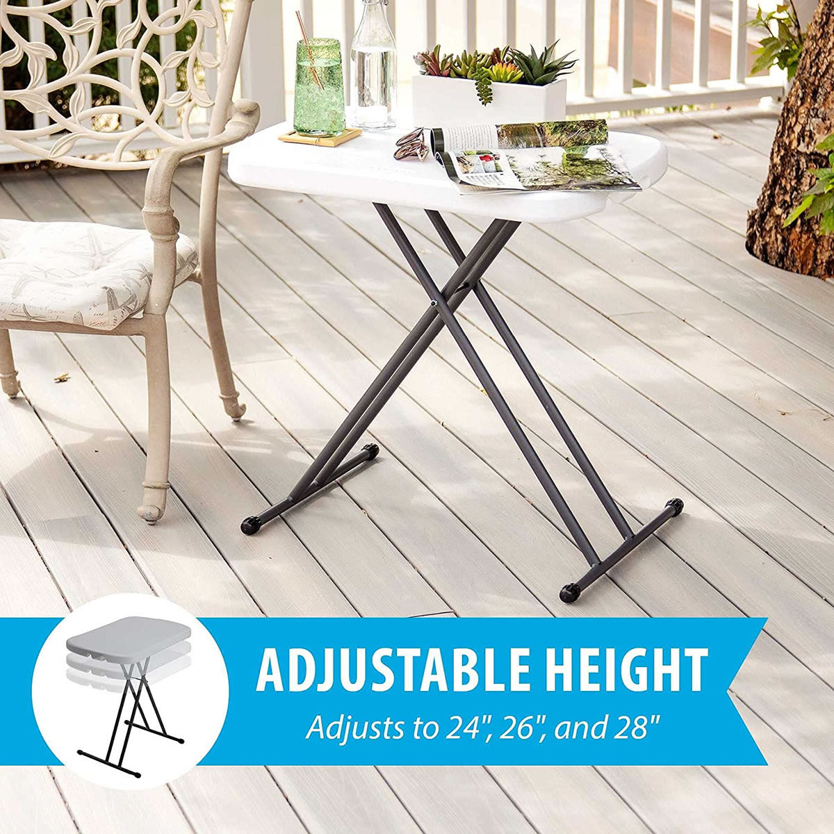 Mesa Plegable Personal 66 x 46 cm Lifetime 000067978 SMS