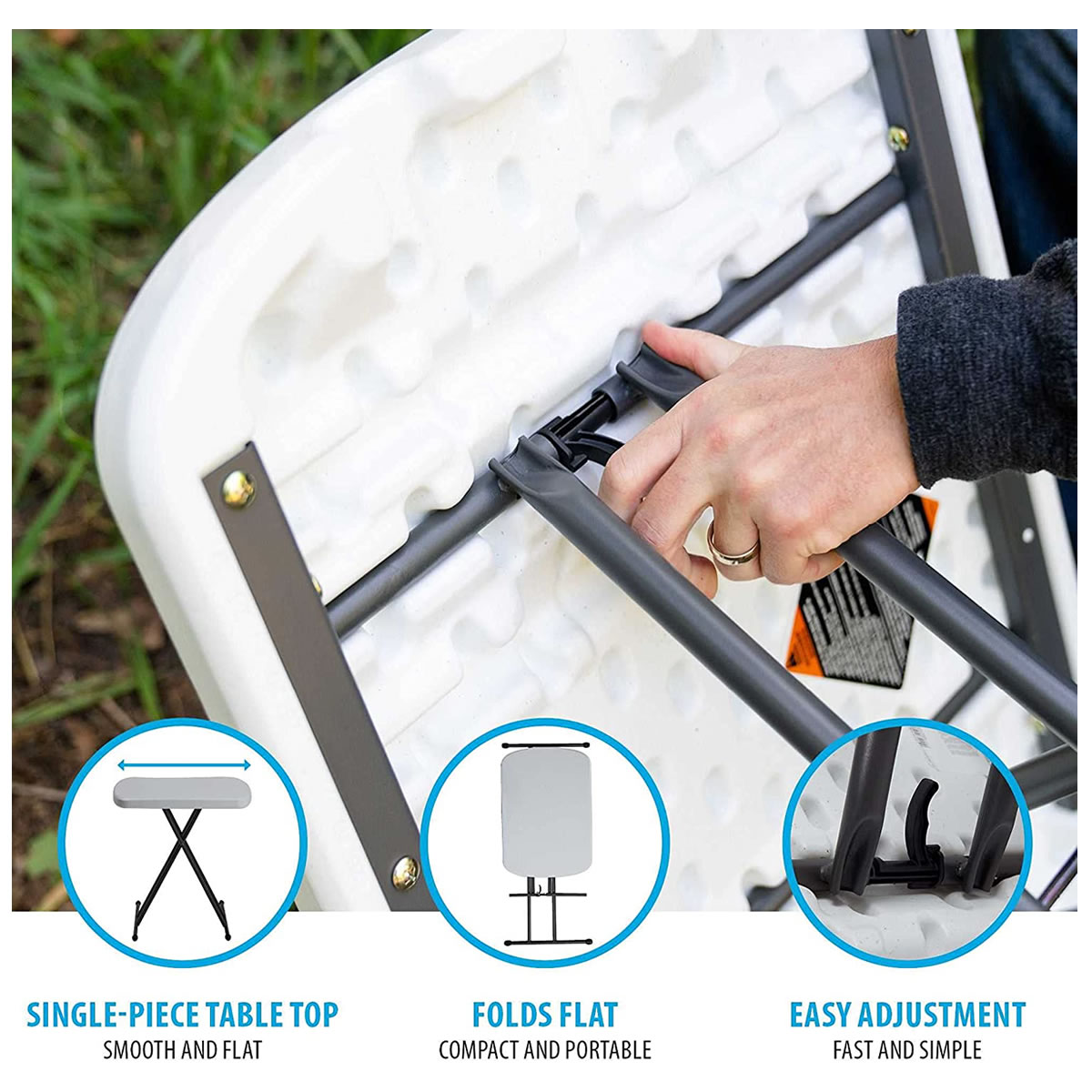 Mesa Plegable Personal 66 x 46 cm Lifetime 000067978 SMS