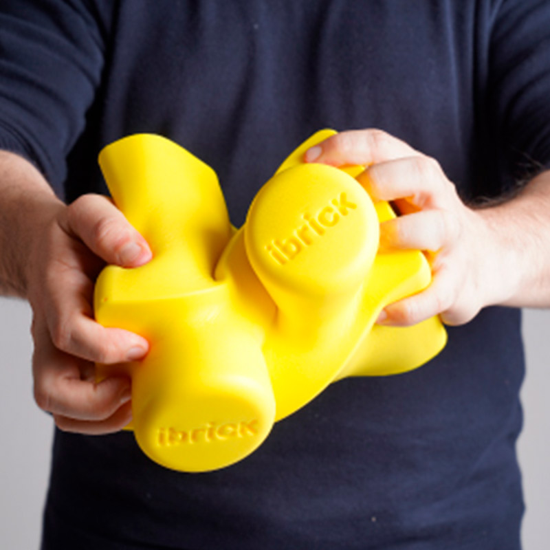 Ibrick 50 Piezas Bloques Gigantes De Hule Espuma Seguro