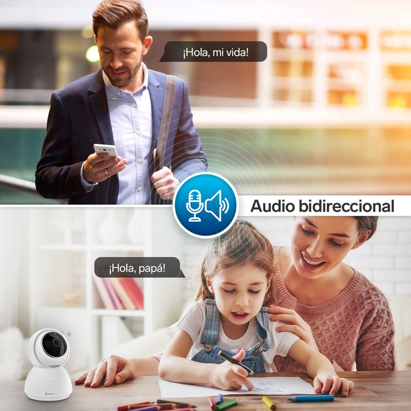 CAMARA WIFI 1080 C/MOV Y SEGUIDOR DE MOV - CCTV-219 - STEREN