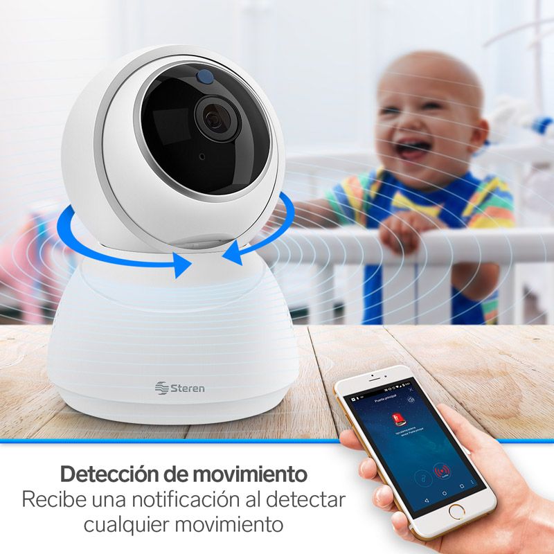 CAMARA WIFI 1080 C/MOV Y SEGUIDOR DE MOV - CCTV-219 - STEREN