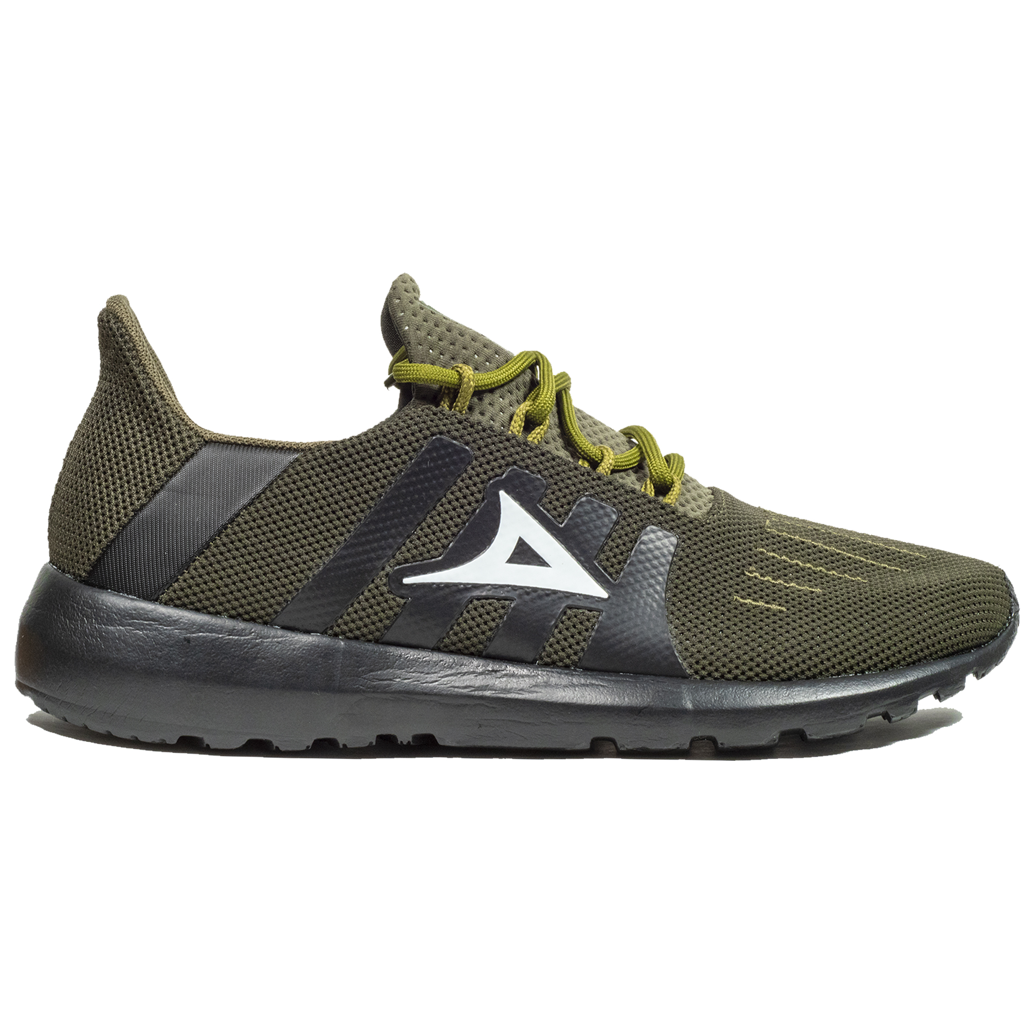 Tenis Deportivos Pirma 5013 Color Verde Militar Para Entrenar