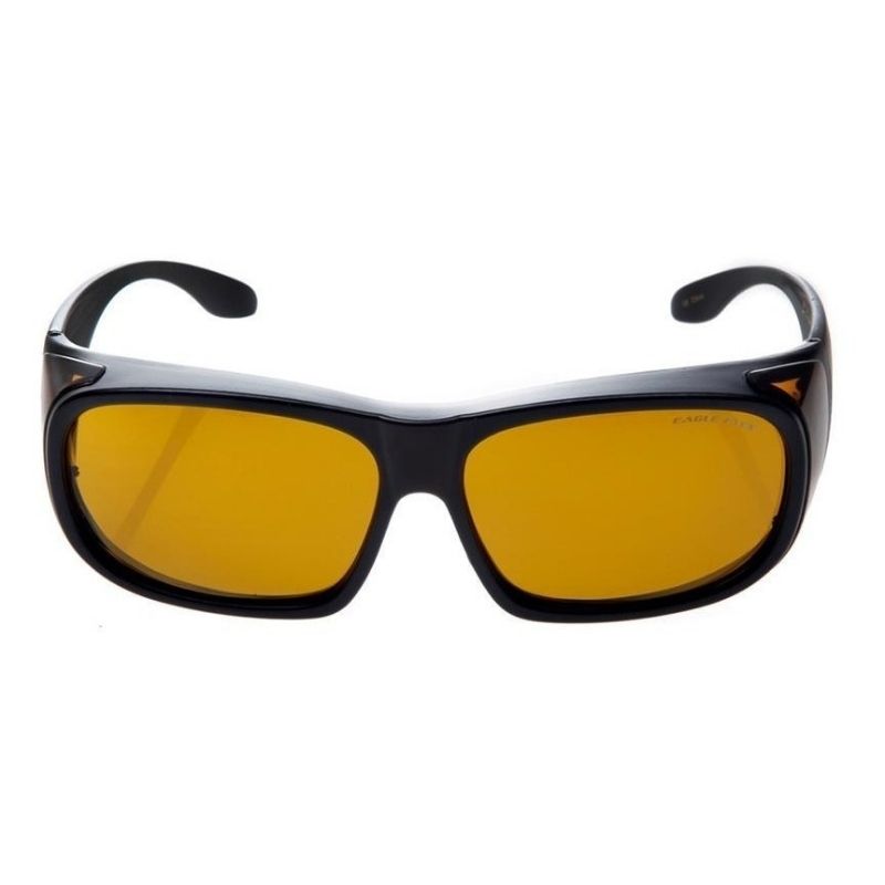 Lentes Sobre Lentes Eagle Eyes Solar Fit Ons Original Negro