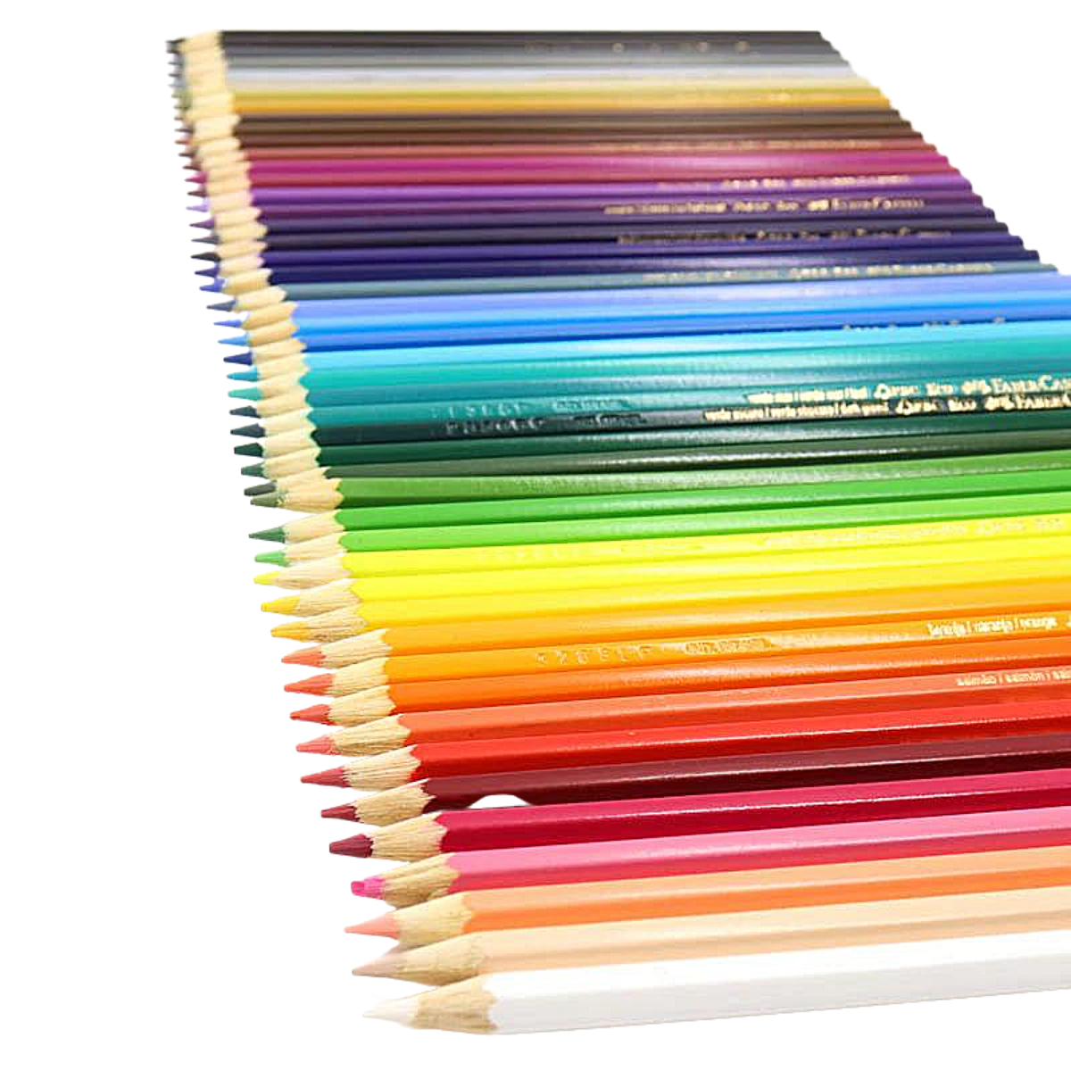 Lapices de colores faber-castell c/ 24 colores hexagonal madera