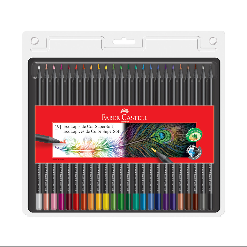 Faber Castell 24 Colores Profesionales Lápices Super Soft 