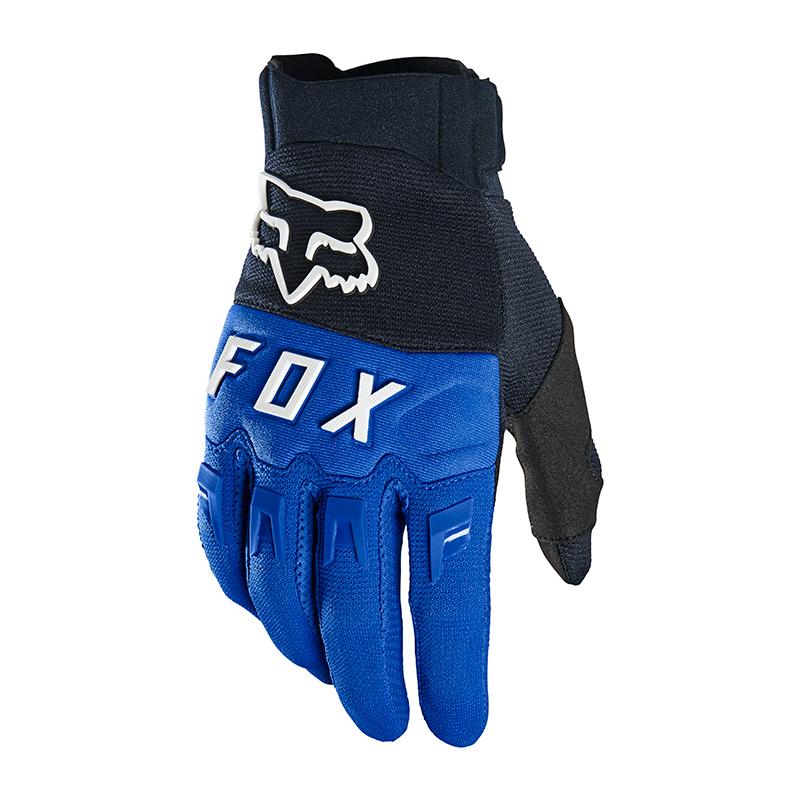 GUANTES DIRTPAW FOX AZUL MOTOCROSS 