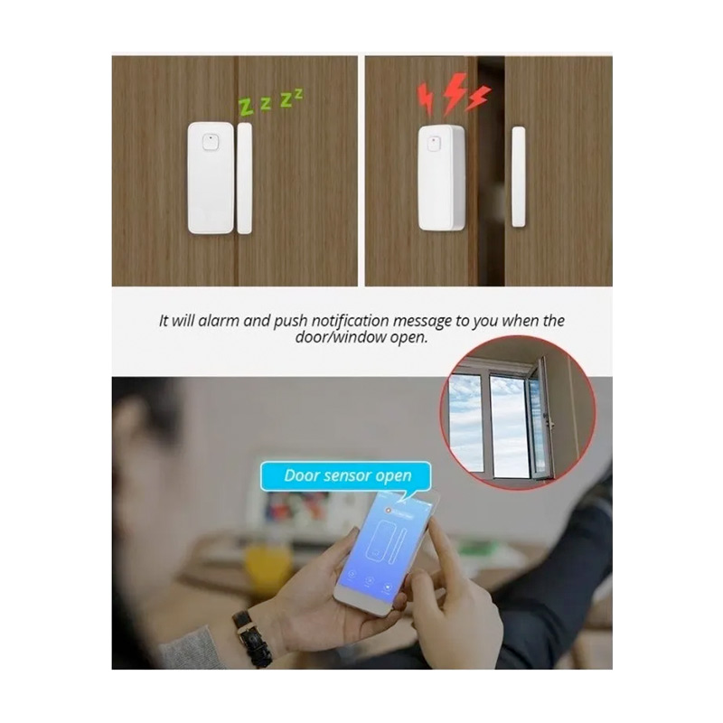 Sensor de Movimiento Inteligente WiFi Compatible con Alexa Google Home Y App Para Android Y Iphone